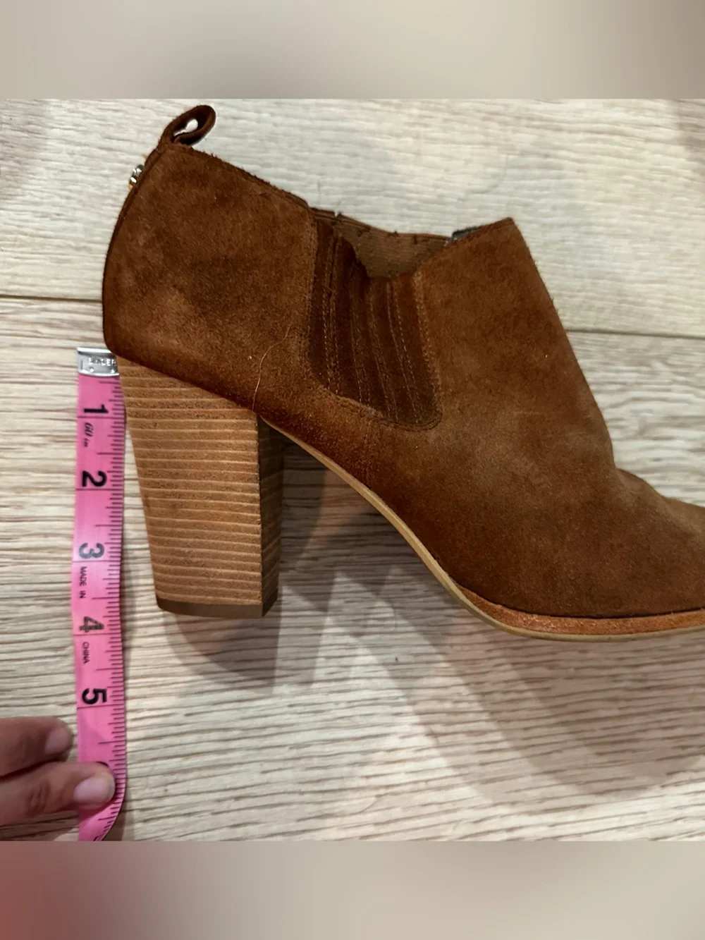 Michael Kors Chestnut Suede Ankle Booties